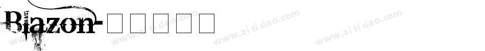 Blazon字体转换