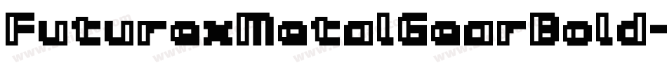 FuturexMetalGearBold-RgE字体转换