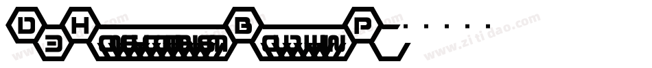 D3HoneycombismBold-w1nP字体转换