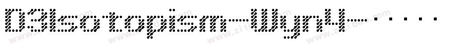 D3Isotopism-Wyn4字体转换