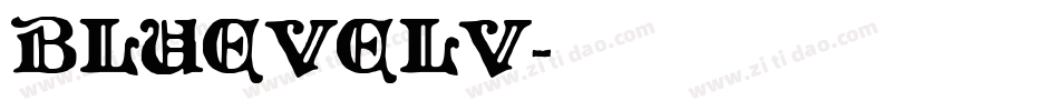 BLUEVELV字体转换