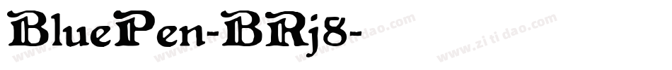 BluePen-BRj8字体转换