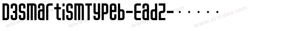 D3SmartismTypeb-Eadz字体转换