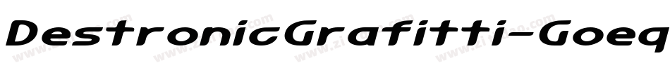 DestronicGrafitti-Goeq字体转换