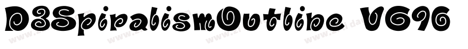 D3SpiralismOutline-VG96字体转换