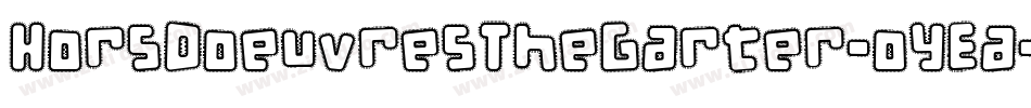 HorsDoeuvresTheGarter-oYEa字体转换