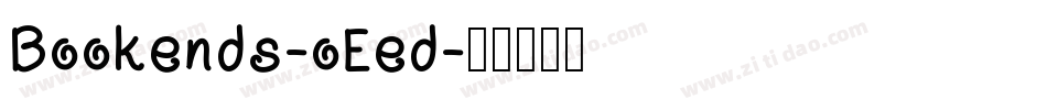 Bookends-oEed字体转换