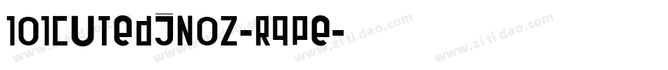 101CuteDinoz-RqPe字体转换
