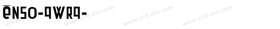 Enso-qWRq字体转换