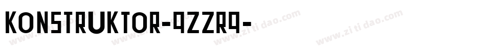 Konstruktor-qZZRq字体转换 Konstruktor-qZZRq字体转换