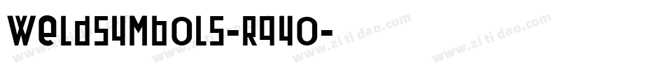 Weldsymbols-RqYo字体转换 Weldsymbols-RqYo字体转换