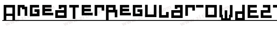 AngeaterRegular-0WdEz字体转换
