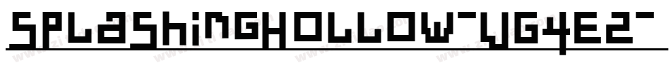 SplashingHollow-VG4Ez字体转换