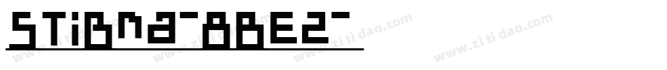 Stibna-8BEz字体转换