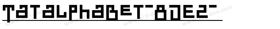 Tatalphabet-8DEz字体转换