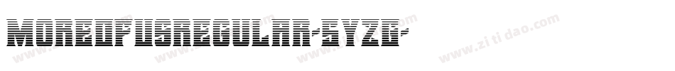 MoreOfUsRegular-5YzG字体转换