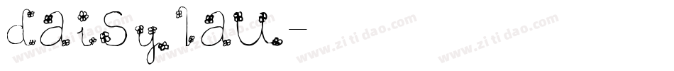 daisylau字体转换