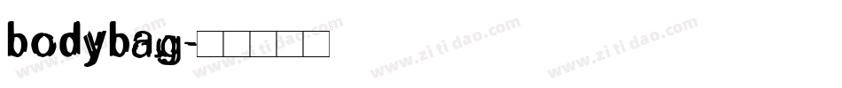 bodybag字体转换