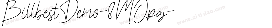 BillbestDemo-8MOpg字体转换