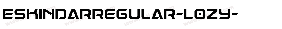 EskindarRegular-L0Zy字体转换