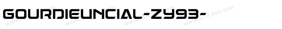GourdieUncial-Zy93字体转换