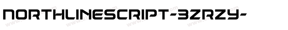 NorthlineScript-3zRZy字体转换