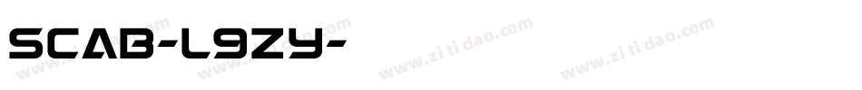 Scab-l9Zy字体转换