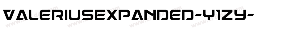 ValeriusExpanded-Y1Zy字体转换