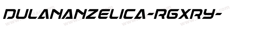 DulanAnzelica-rgxRy字体转换