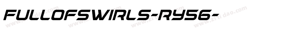 Fullofswirls-Ry56字体转换