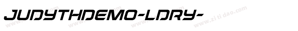 JudythDemo-LdRy字体转换