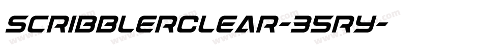 ScribblerClear-35Ry字体转换