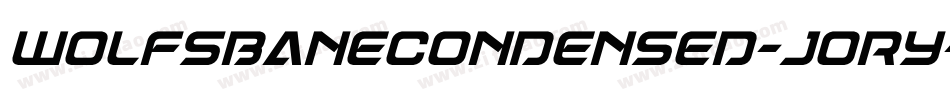 WolfsBaneCondensed-joRy字体转换
