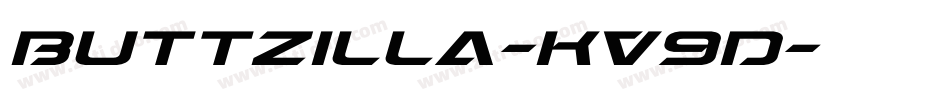 Buttzilla-KV9D字体转换