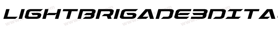 LightBrigade3DItalic-xa2K字体转换