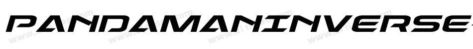 PandamanInverse-pX2K字体转换
