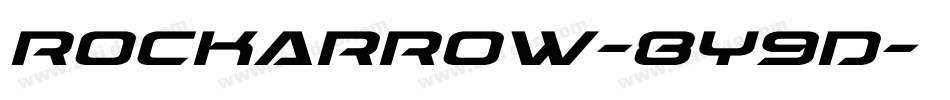 RockArrow-8Y9D字体转换 RockArrow-8Y9D字体转换