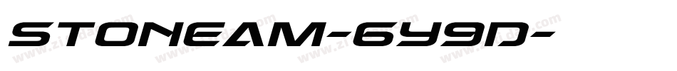 Stoneam-6y9D字体转换