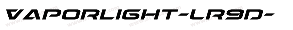 VaporLight-lR9D字体转换 VaporLight-lR9D字体转换