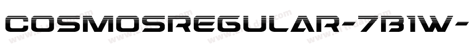 Cosmosregular-7B1w字体转换