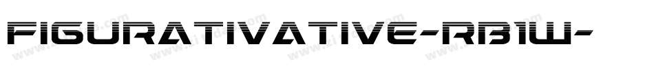 Figurativative-RB1W字体转换