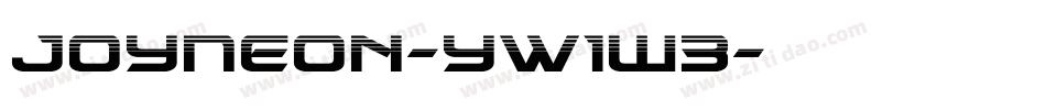 JoyNeon-yw1W3字体转换