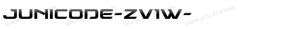 Junicode-zv1w字体转换