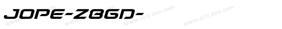 Jope-z8gD字体转换