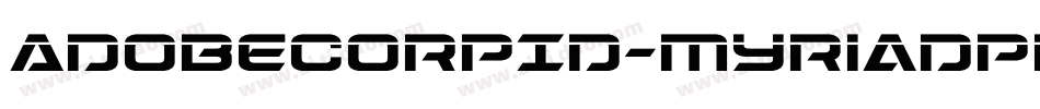 AdobeCorpID-MyriadPkg字体转换