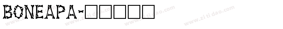 BONEAPA字体转换