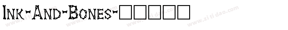Ink-And-Bones字体转换