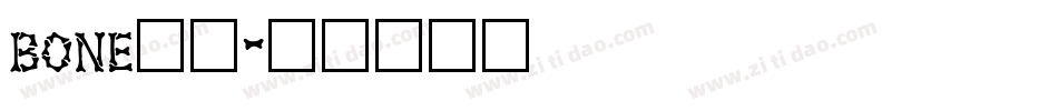 bone字体字体转换