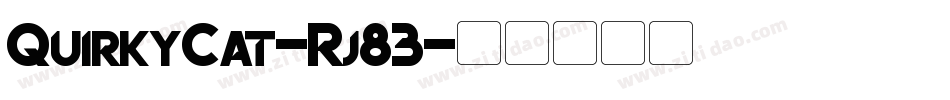 QuirkyCat-Rj83字体转换