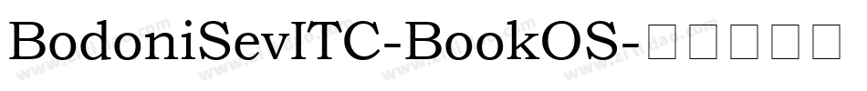 BodoniSevITC-BookOS字体转换